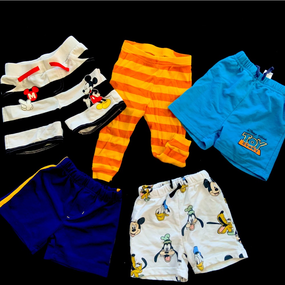 Disney Mickey Mouse and Toy Story Kids Shorts Set